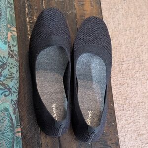 allbirds Women’s Black Knit Ballet Flats